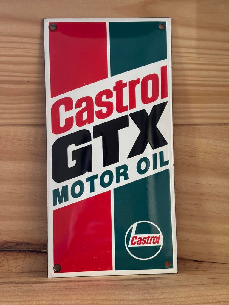 Plaque émaillée castrol, Collections, Enlèvement ou Envoi, Comme neuf