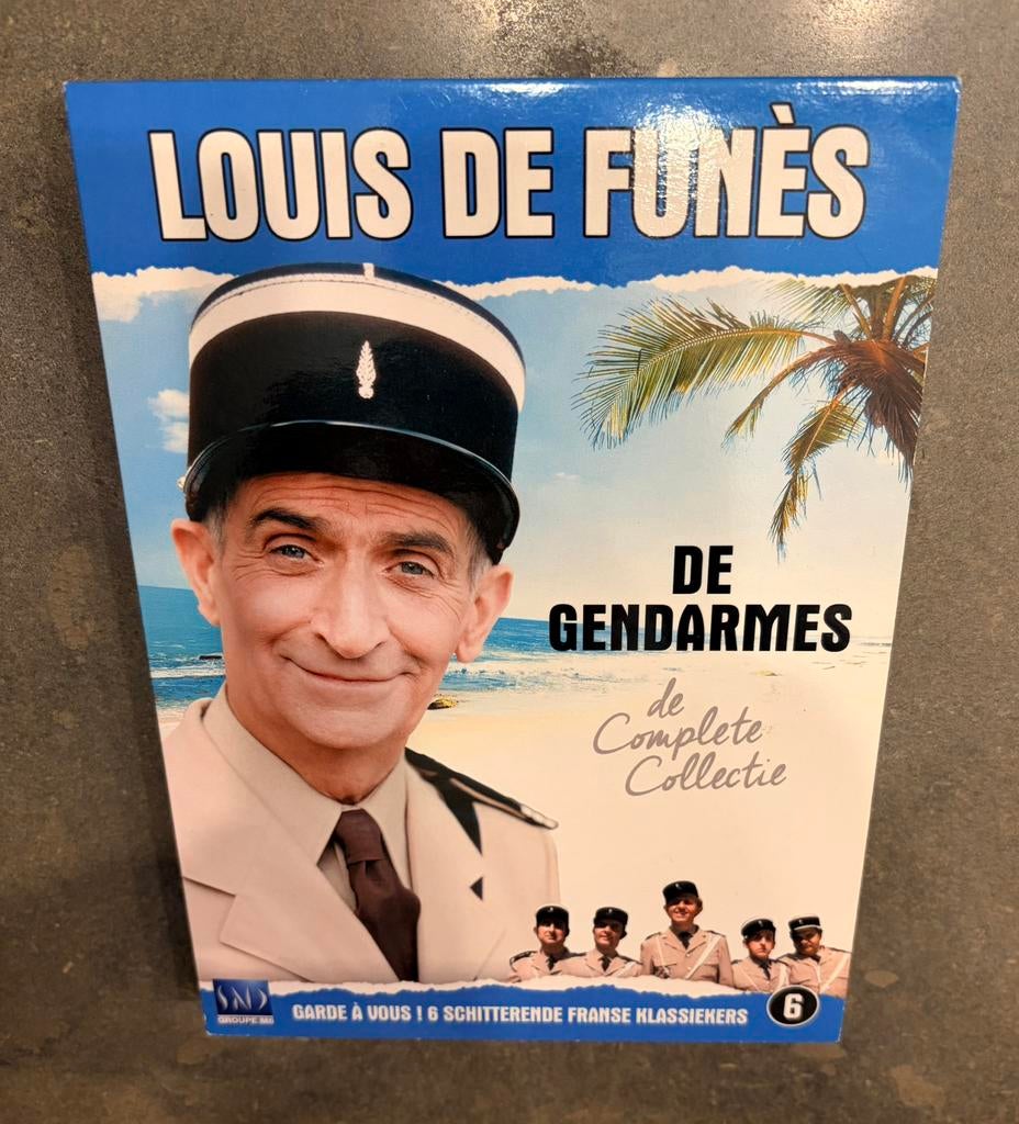 DVD box Louis De Funès De Gendarmes De Complete Collectie, Cd's en Dvd's, Actiekomedie, Alle leeftijden, Boxset, Ophalen of Verzenden