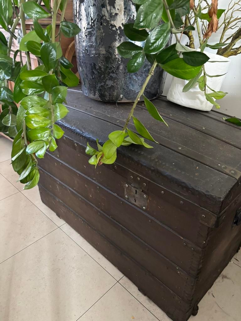 Oude koffer, Ophalen, Gebruikt