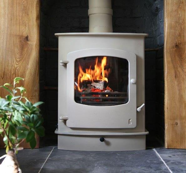 Houtkachel, pelletkachel, pellets en inbouwkachels., Ophalen of Verzenden, 60 tot 150 cm, 80 cm of meer, Minder dan 200 watt