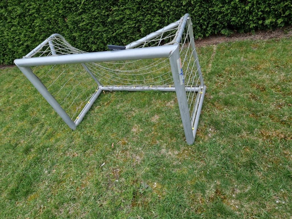 Voetbalgoal alminium 130 op 86cm, Doe-het-zelf en Bouw, Steigers, Ophalen