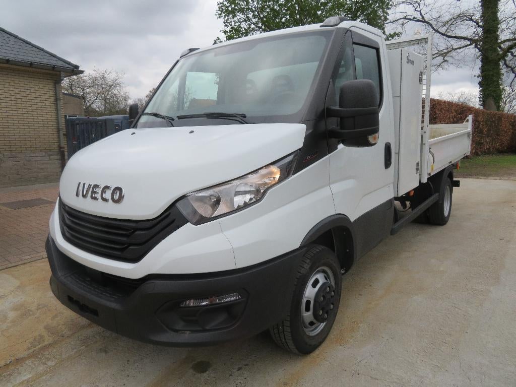 Iveco Daily 35C16 3.0 - Kipper - 2022 - 62.742km - €6d, Achterwielaandrijving, Euro 6, 4 cilinders, Wit