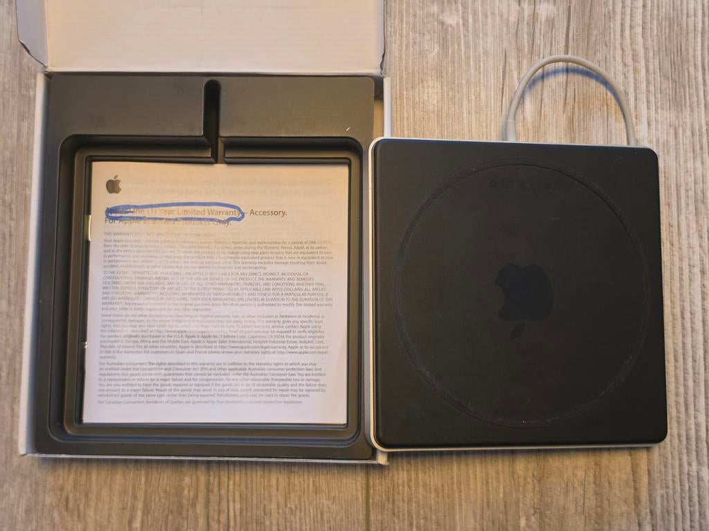 Superdrive Macbook Air avec boîte, Informatique & Logiciels, Autres modèles, Autres tailles, Utilisé, Inconnu