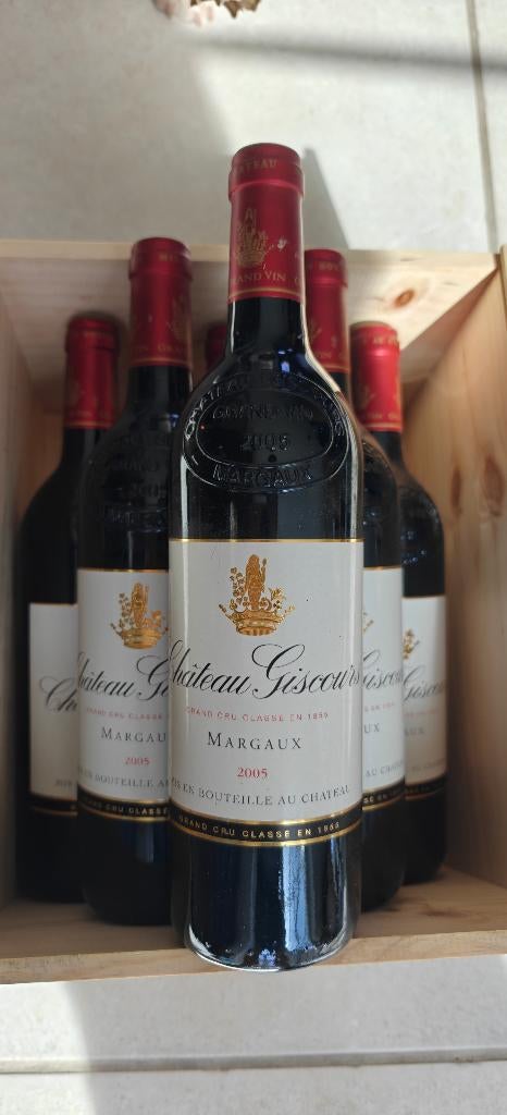 Château Giscours 2005, Ophalen, Frankrijk, Zo goed als nieuw, Rode wijn