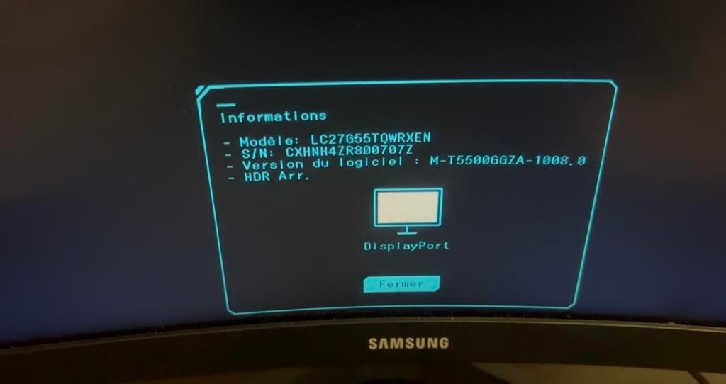 Ecran samsung gaming incurvé 27 pouces 144hz, Enlèvement, Incurvé, Gaming