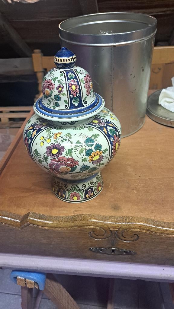 Vase DELFTS  - Prix 30 € - Tél 0477.23.86.52, Enlèvement