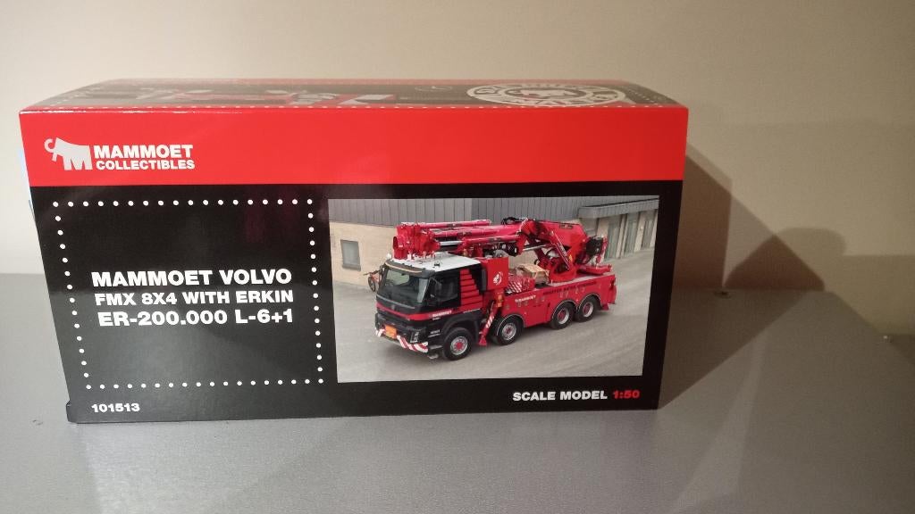 Mammoth Volvo FMX 8x4 avec Erkin 200.00L-6.1, Enlèvement ou Envoi, Neuf, Grue, Tracteur ou Agricole, Wsi