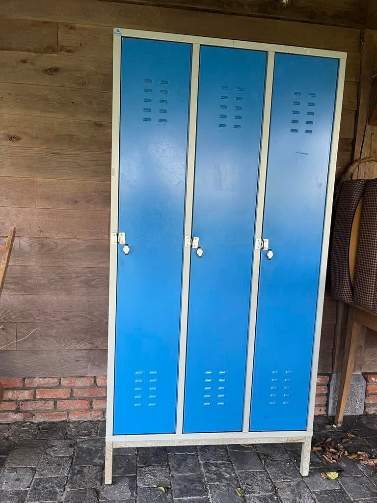 Lockerkast petrolblauw., Ophalen, Gebruikt