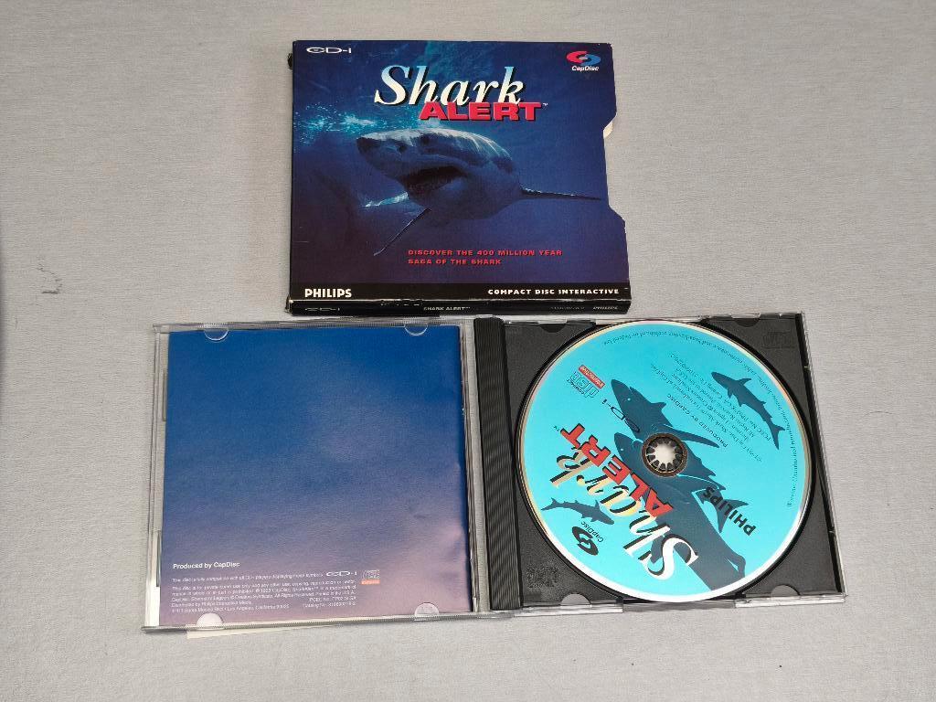 Philips CD-i Shark Alert compleet met sleeve, Games en Spelcomputers, Ophalen of Verzenden, Gebruikt, Overige genres