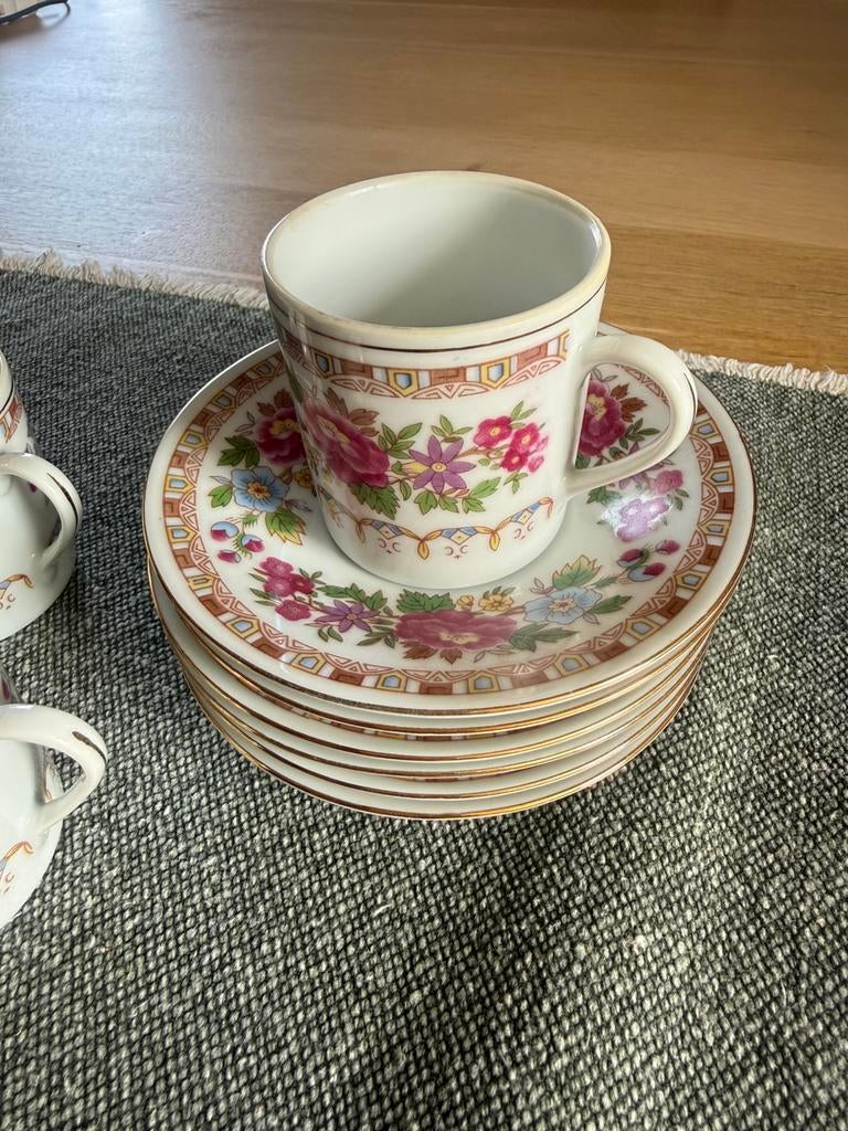 Vaisselle  à thé chinois 6 personnes, Antiquités & Art, Enlèvement ou Envoi