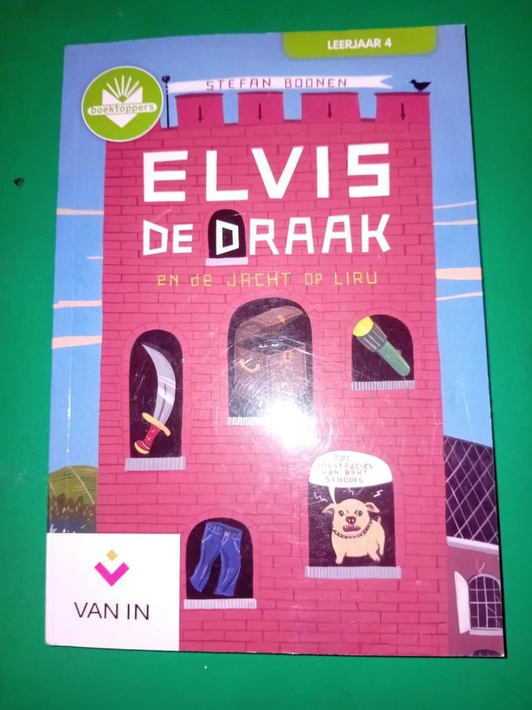 livre Elvis le dragon et la chasse au liru, Enlèvement ou Envoi, Fiction général, Comme neuf, Stefan Boonen