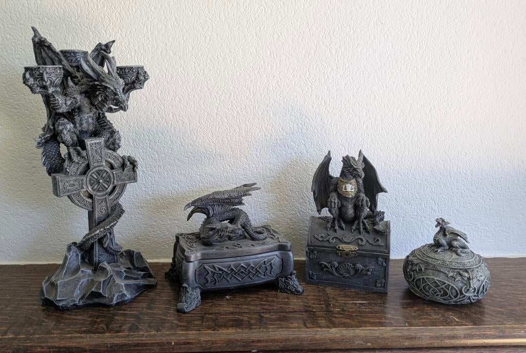 Draken beeldjes, Ophalen of Verzenden, Zo goed als nieuw, Fantasy