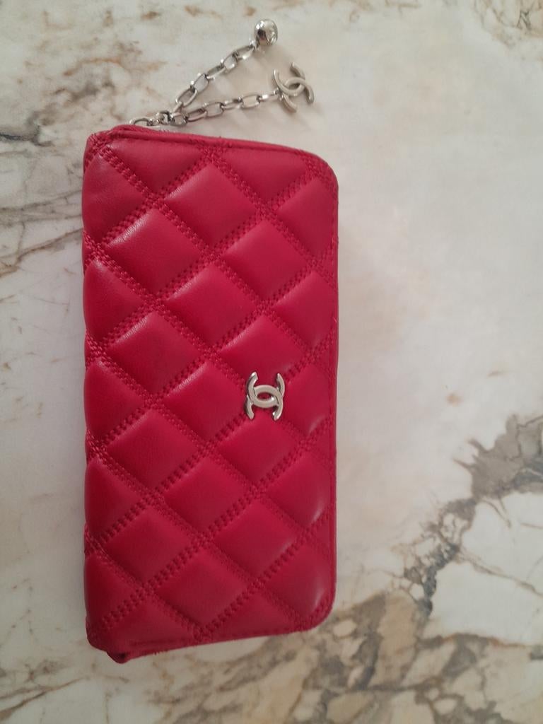 Portomone voor dames, Enlèvement, Neuf, Rouge, Cuir