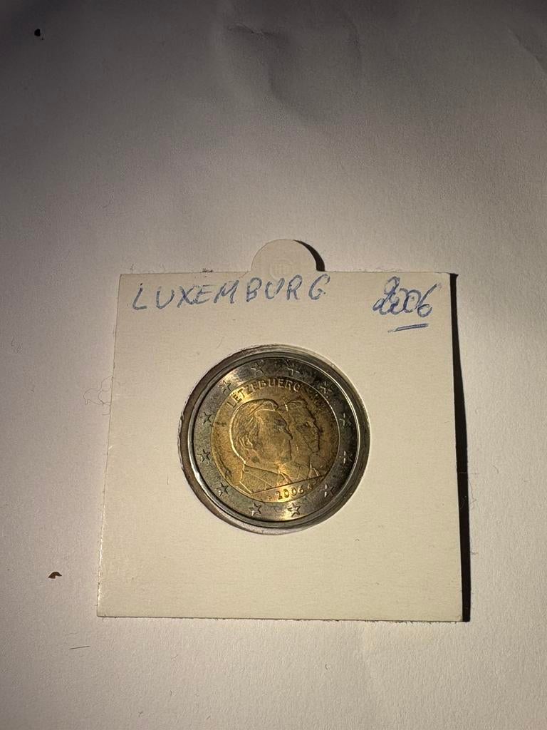 2 euros 2006 Luxembourg 25e anniversaire du Prince Guillaume, Luxembourg, Monnaie en vrac, 2 euros, Naissance ou Mariage