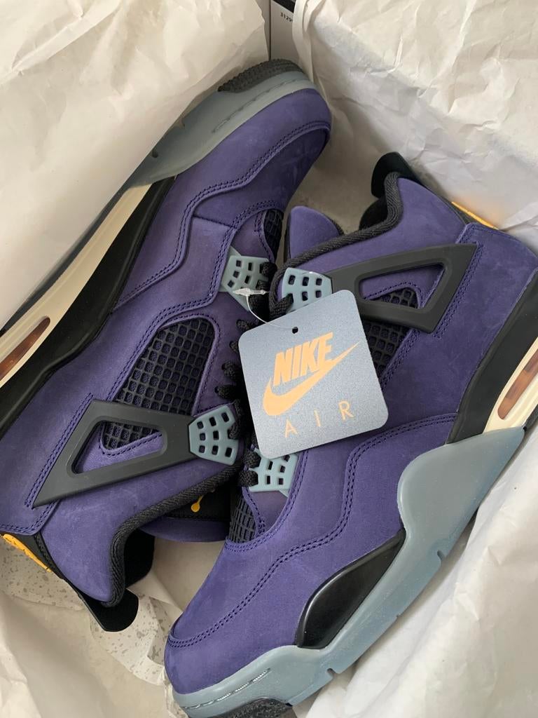 Nike air Jordan 4 lakers, Kleding | Heren, Schoenen, Ophalen of Verzenden, Sneakers