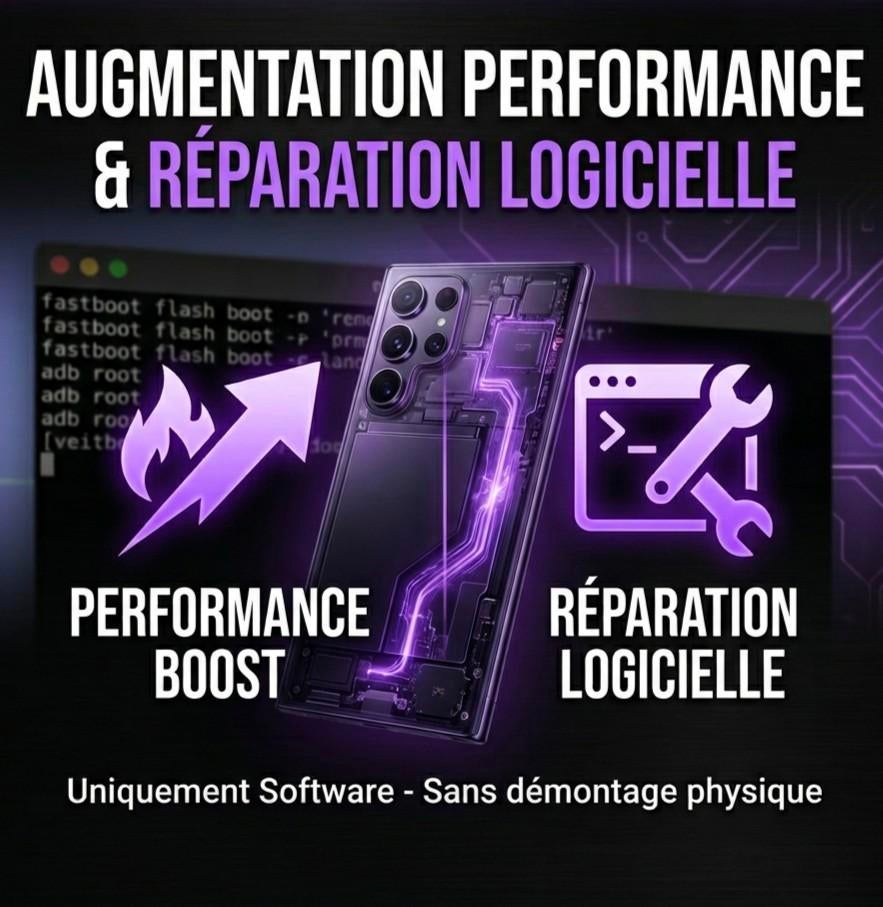 [ OPTIMISATION & RÉPARATION LOGICIEL : SMARTPHONE ], Enlèvement