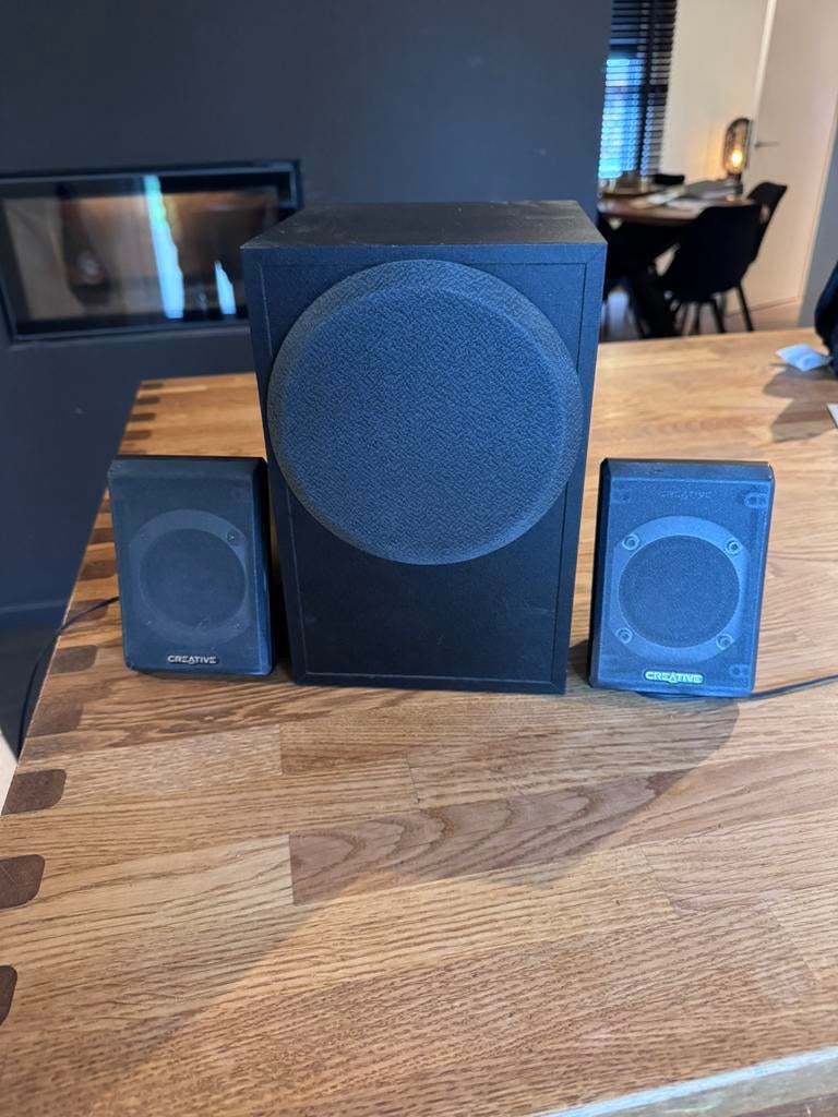 Ensemble de haut-parleurs pour PC et jeux, Enlèvement ou Envoi, Comme neuf, Moins de 60 watts, Subwoofer