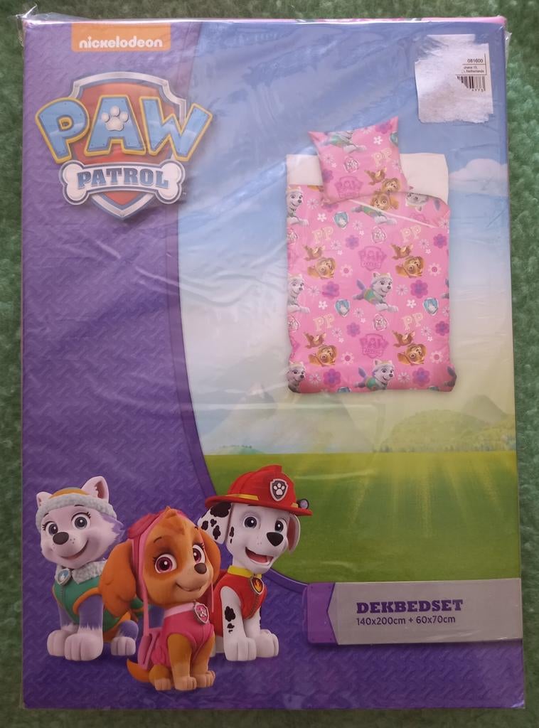Dekbedset Paw Patrol, Ophalen of Verzenden, Nieuw, Meisje