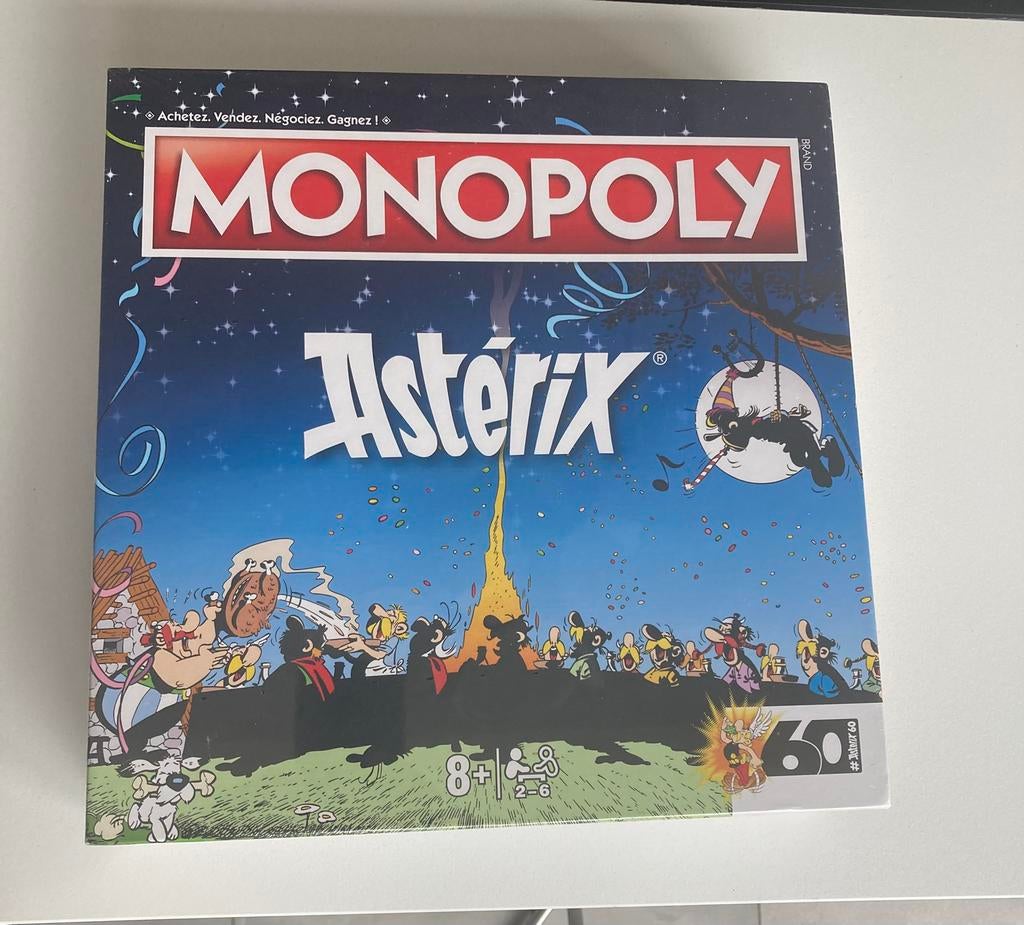 Astérix jeu Monopoly neuf encore emballé, Trois ou quatre joueurs, Enlèvement ou Envoi, Neuf