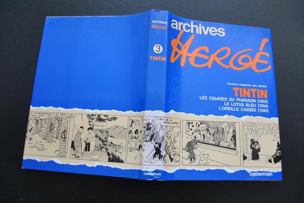 ARCHIVES HERGE TOME 3 VERSIONS ORIGINALES DES ALBUMS TINTIN, Livres, BD, Enlèvement ou Envoi, Utilisé, Hergé