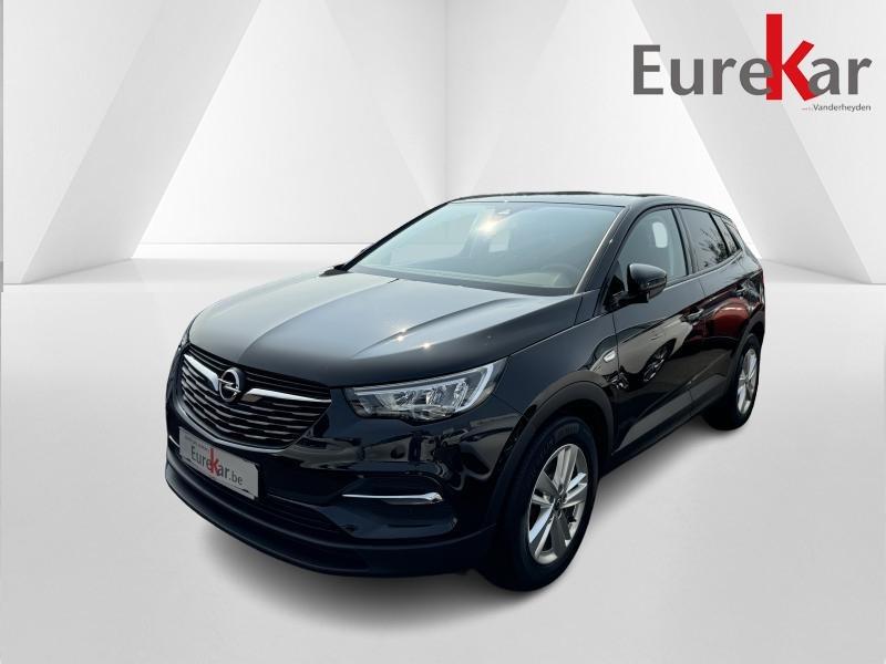 Opel Grandland 1.2i EDITION, Auto's, Opel, Parkeersensor, 1199 cc, Zwart, Handgeschakeld