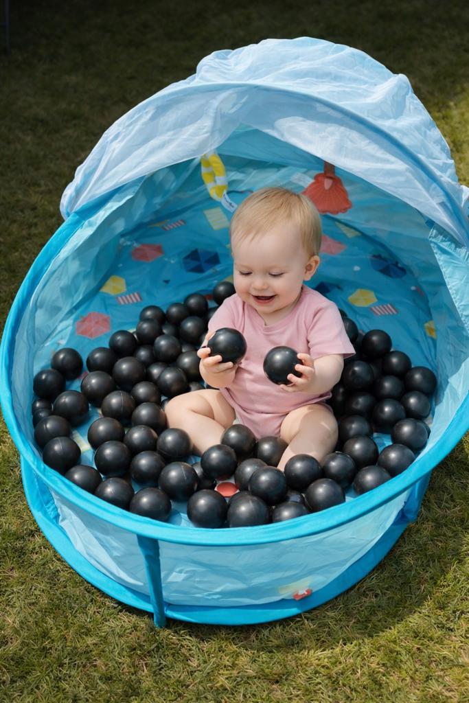 Opvouwbaar baby-/peutertent met UV-tent met balletjes, Kinderen en Baby's, Ophalen of Verzenden, Zo goed als nieuw