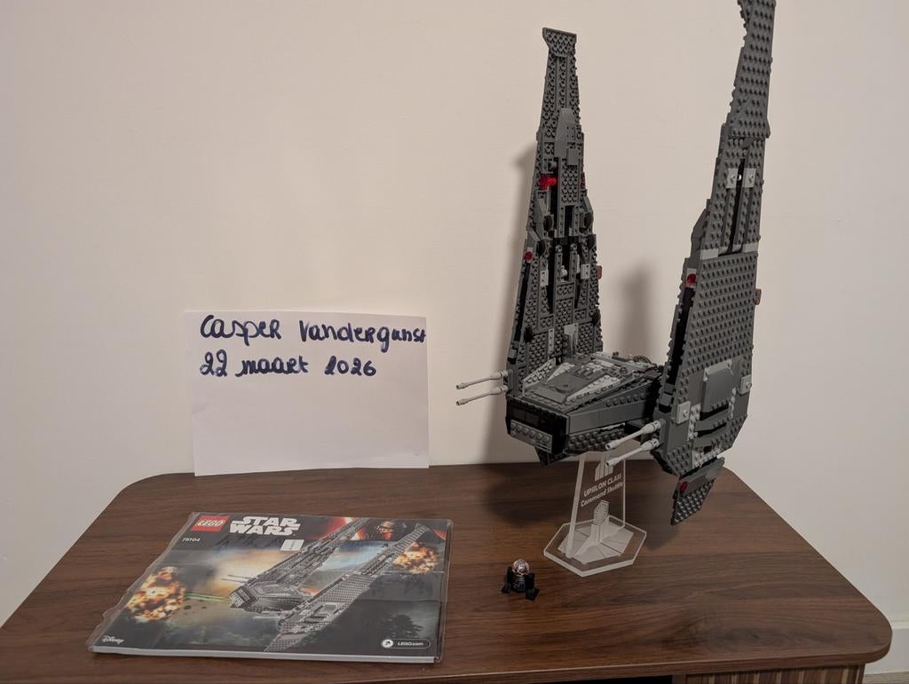 Lego Star Wars Kylo Rens Command Shuttle, Ophalen, Star Wars, Lego, Minifiguur