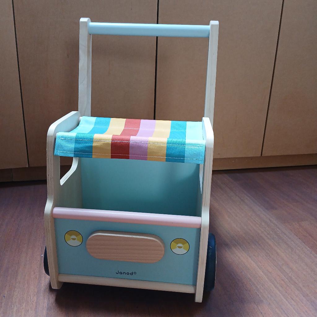 Janod loopwagentje, Ophalen, Gebruikt, Rij- of Hobbelspeelgoed