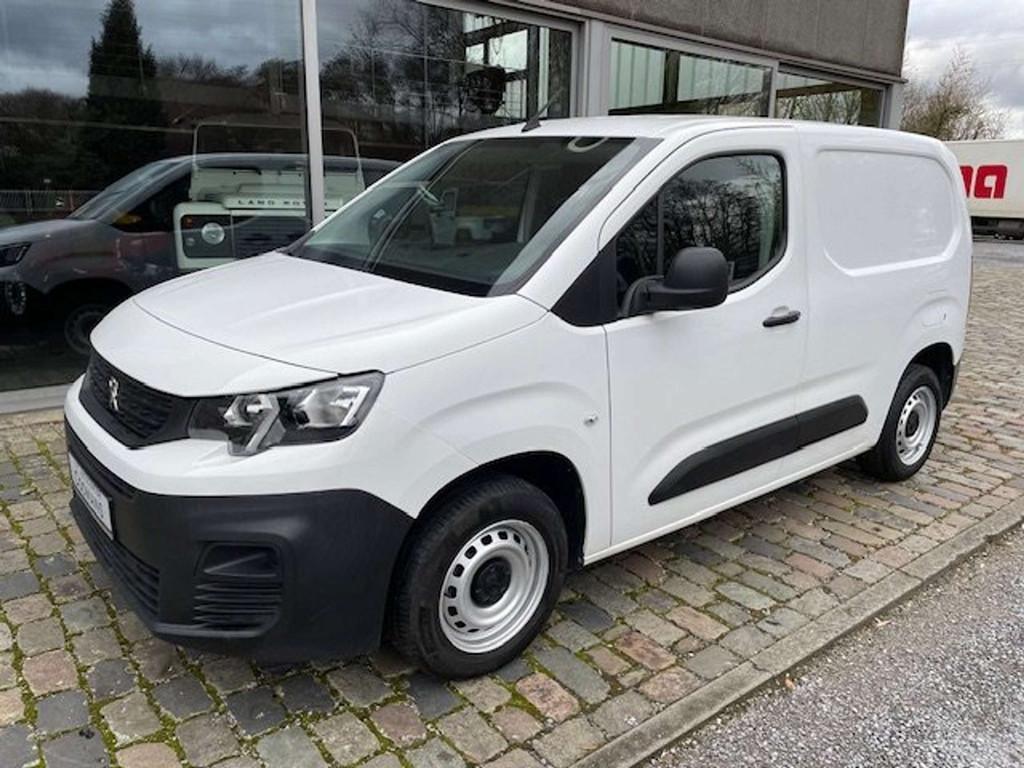 Peugeot Partner 1.5 hdi 3 ZIT AIRCO 12.355+BTW (bj 2020), Auto's, Gebruikt, Wit, Bedrijf, 5 deurs