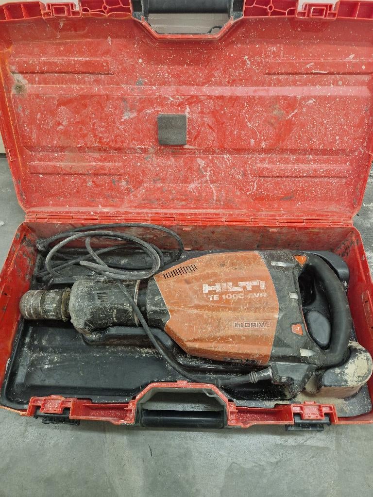 Marteau de démolition lourd Hilti TE 1000 - AVR TE-S, 600 watts ou plus, Enlèvement, Utilisé, Mécanisme de percussion