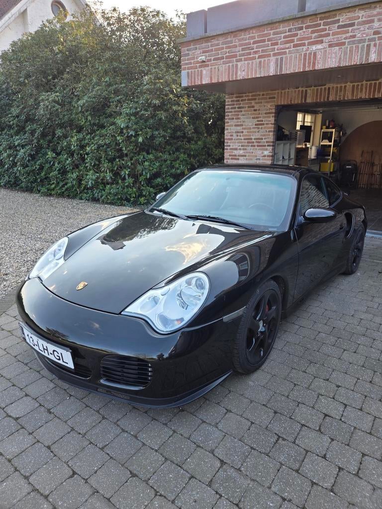 Porsche 996 Turbo, Auto's, Porsche, Automaat, Zwart, Zwart, Leder