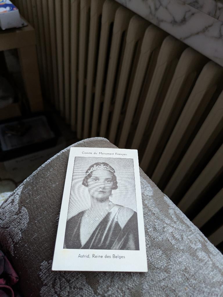 Astrid reine des belges, Collections, Enlèvement ou Envoi, Comme neuf, Carte, Photo ou Gravure