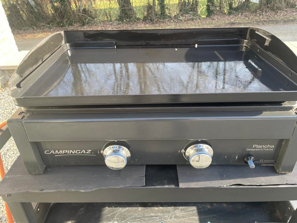 Plancha  65x40 marque campingaz, Ophalen, Gebruikt
