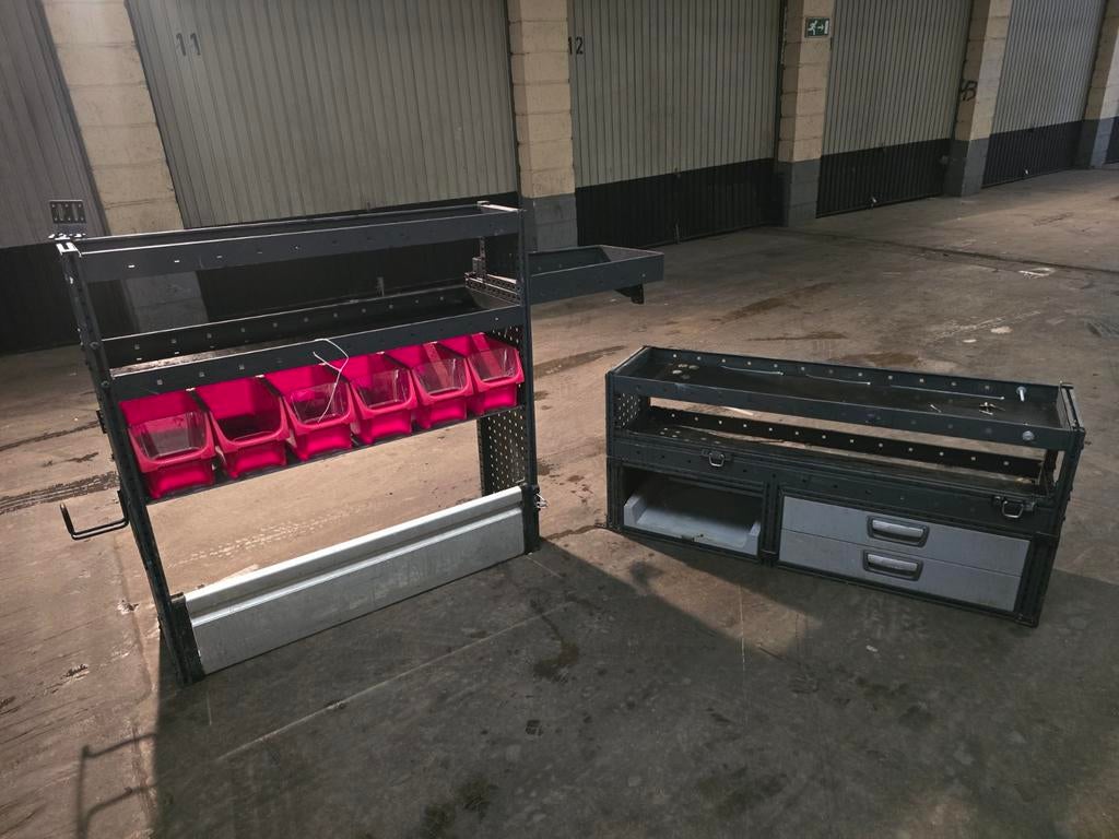 Étagères camionnette Modul System, Enlèvement