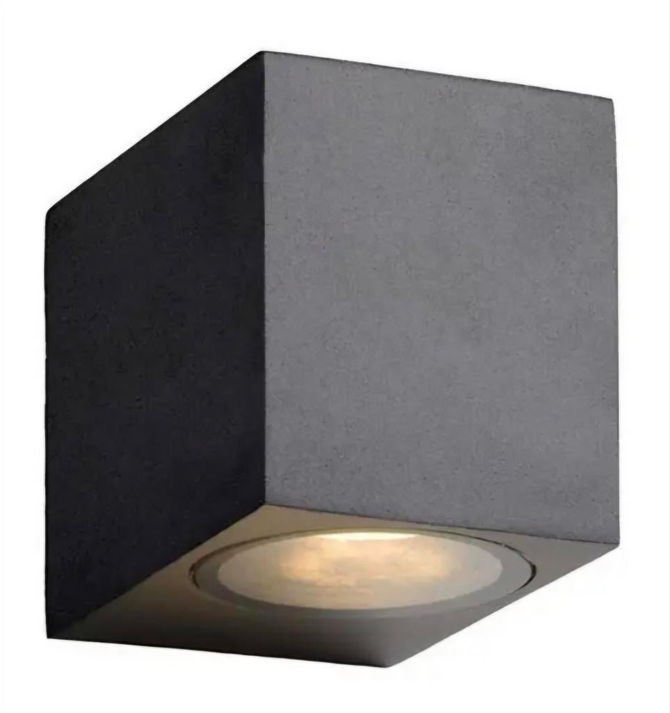 Wand lamp - Modern - Rechthoekig - GU10 - zwart - IP44, Ophalen of Verzenden, Spots, Waterbestendig, Nieuw