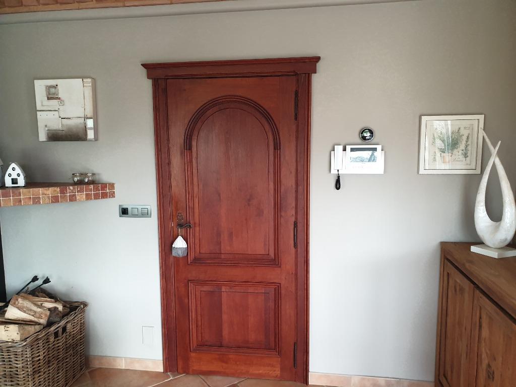 binnendeur massief kerselaar, Ophalen, Gebruikt, 80 tot 100 cm, Binnendeur