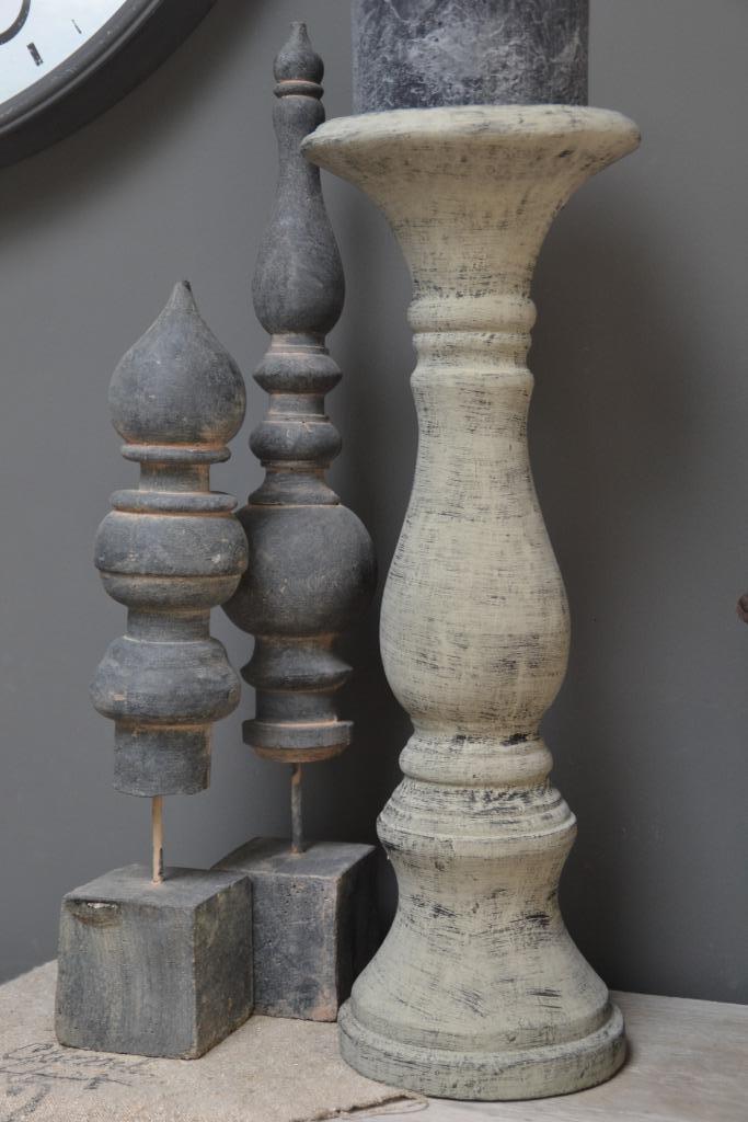 Hoge Kandelaar Brynxz- Classic Brown - Landelijk, Overige materialen, Overige kleuren, 50 tot 75 cm, Nieuw