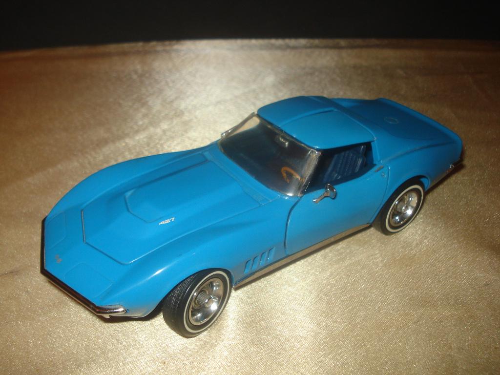 FRANKLIN MINT Precision Models Ancienne Corvette 1968 1/24, Enlèvement ou Envoi, Neuf, Voiture, Autres marques