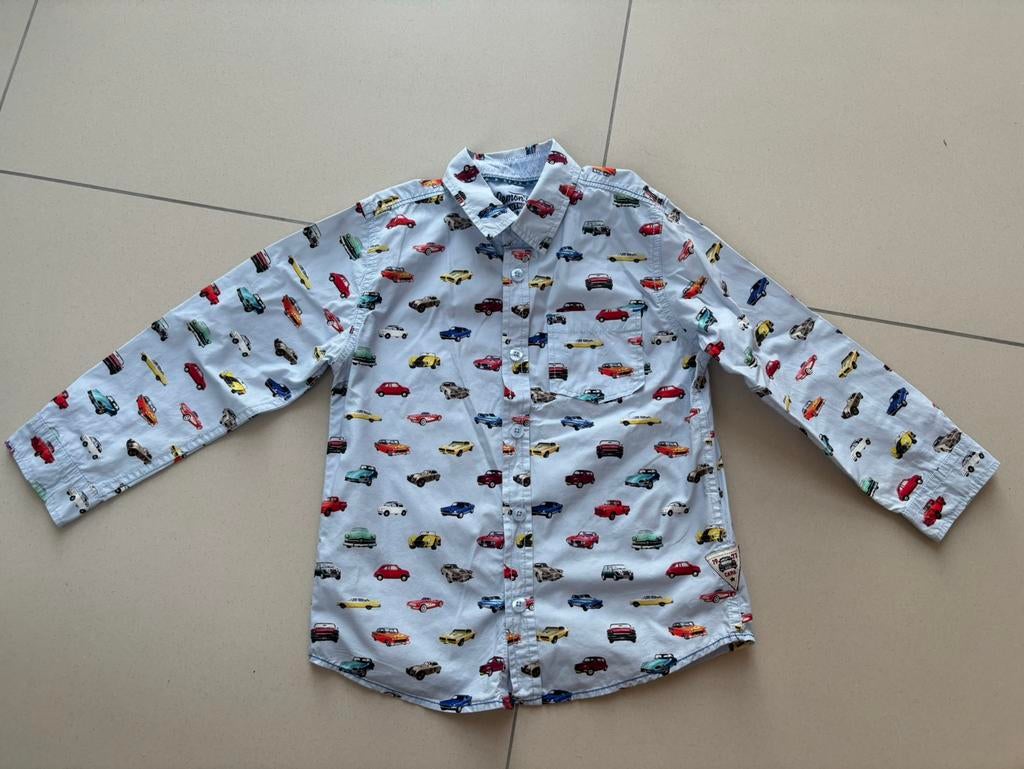 Hemd Lemon Beret maat 116 / 122, Ophalen of Verzenden, Zo goed als nieuw, Jongen, Overhemd of Blouse