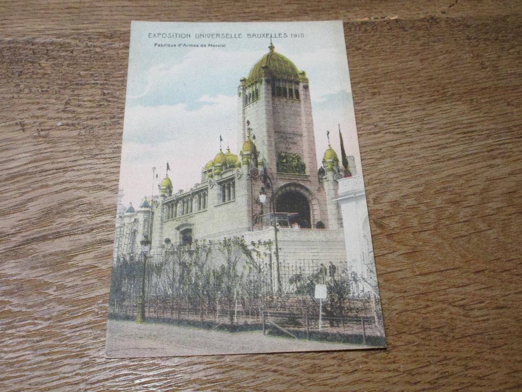 POSTKAART EXPOSITION UNIVERSELLE BRUXELLES 1910, Collections, Enlèvement ou Envoi, Avant 1920, Non affranchie, Bruxelles (Capitale)