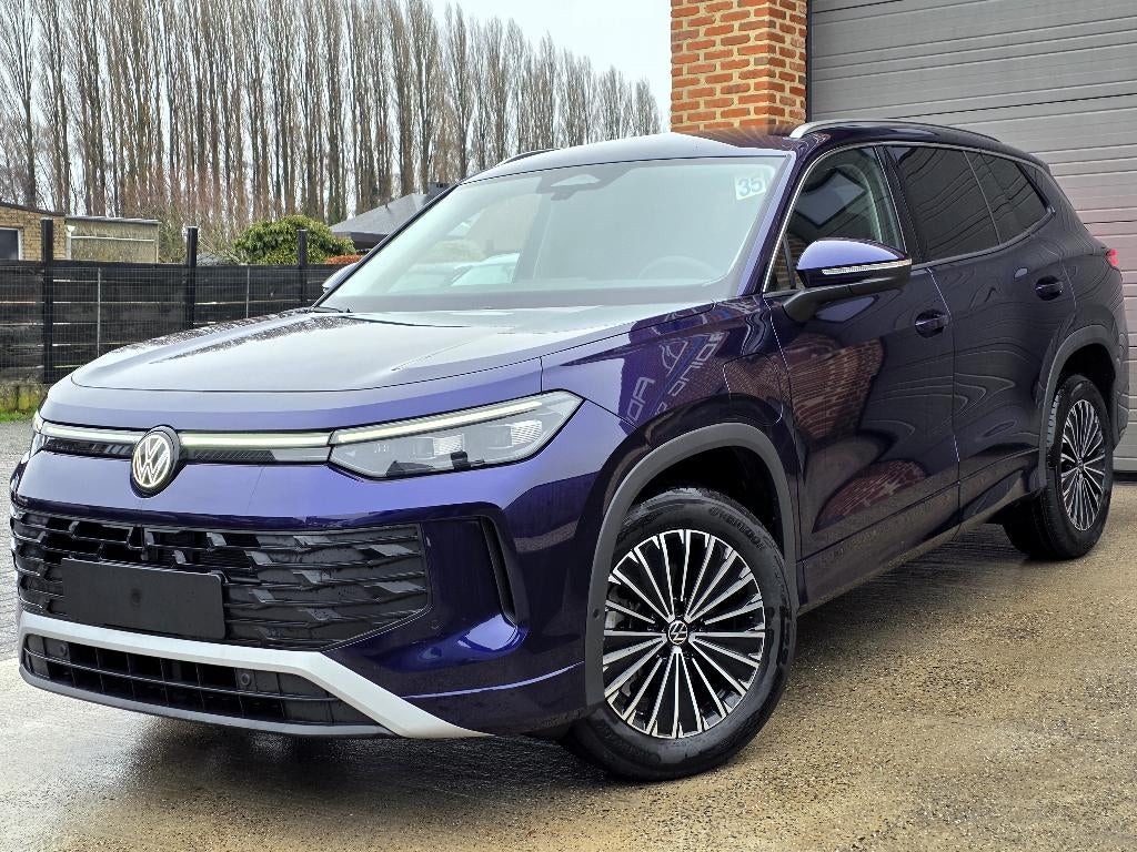 VW Tayron - Plug In Hybride - NIEUW 0KM - 204 PK, Stof, USB, Blauw, Bedrijf