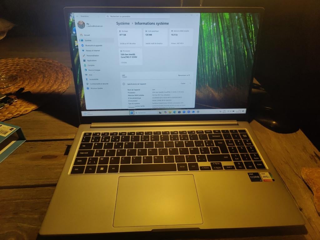 Samsung Galaxy Book2 – i7 / 16 Go RAM / 512 Go SSD – Rapide,, Enlèvement