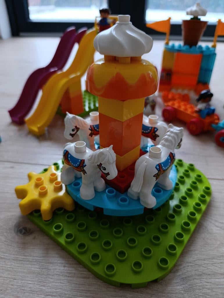 Lego Duplo Kermis 10840, Enlèvement, Comme neuf, Ensemble complet, Duplo