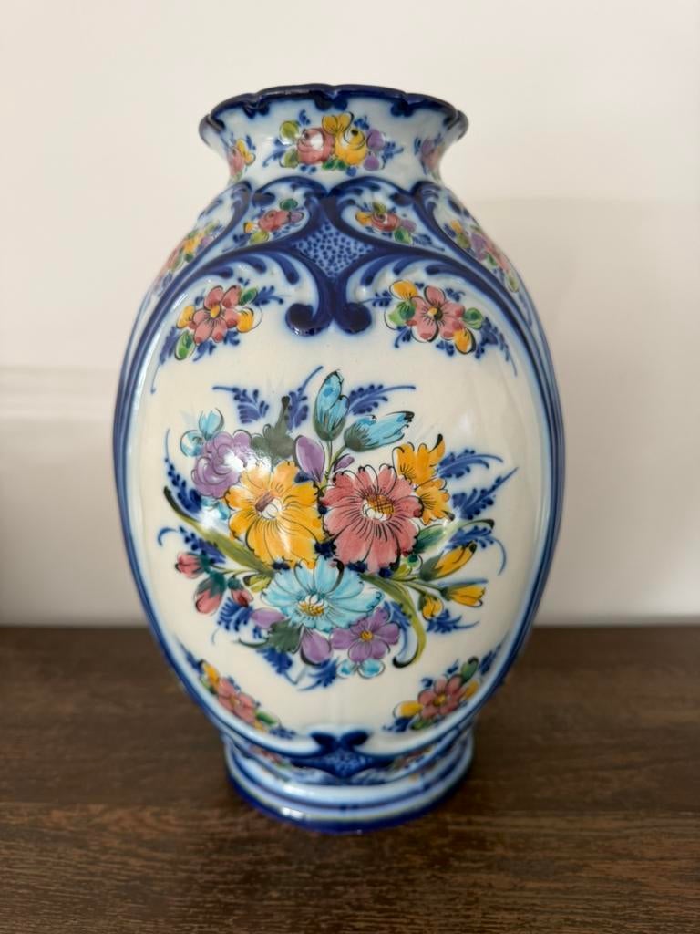 Decoratieve veelkleurige vaas, Huis en Inrichting, Woonaccessoires | Vazen, Ophalen