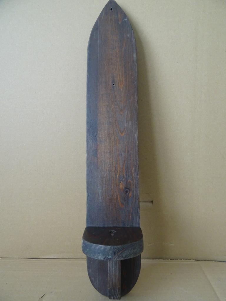 Houten console voor beeld wandconsole 49cm console wand, Ophalen of Verzenden