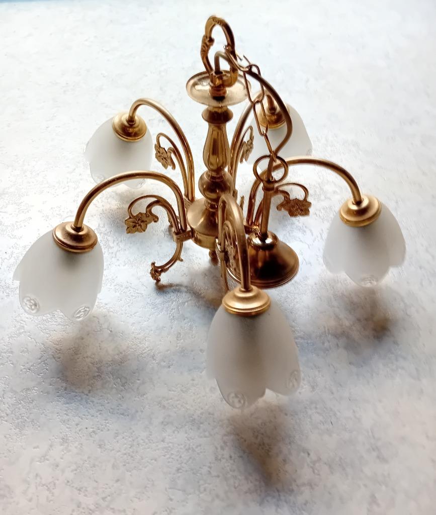 Kroonluchter, Ophalen, Gebruikt, Lamp met armatuur