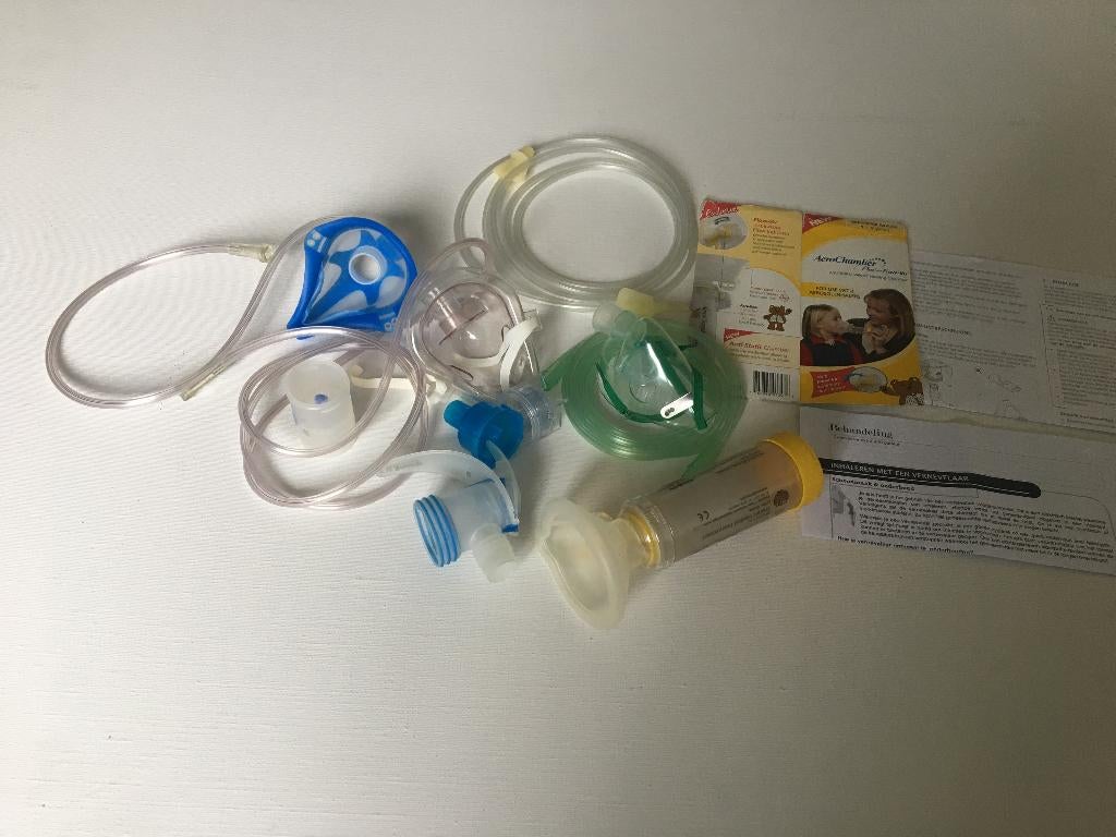 aerosolinhaler, vernevelaarsset voor baby's en  peuters, Kinderen en Baby's, Ophalen of Verzenden, Zo goed als nieuw, Overige typen
