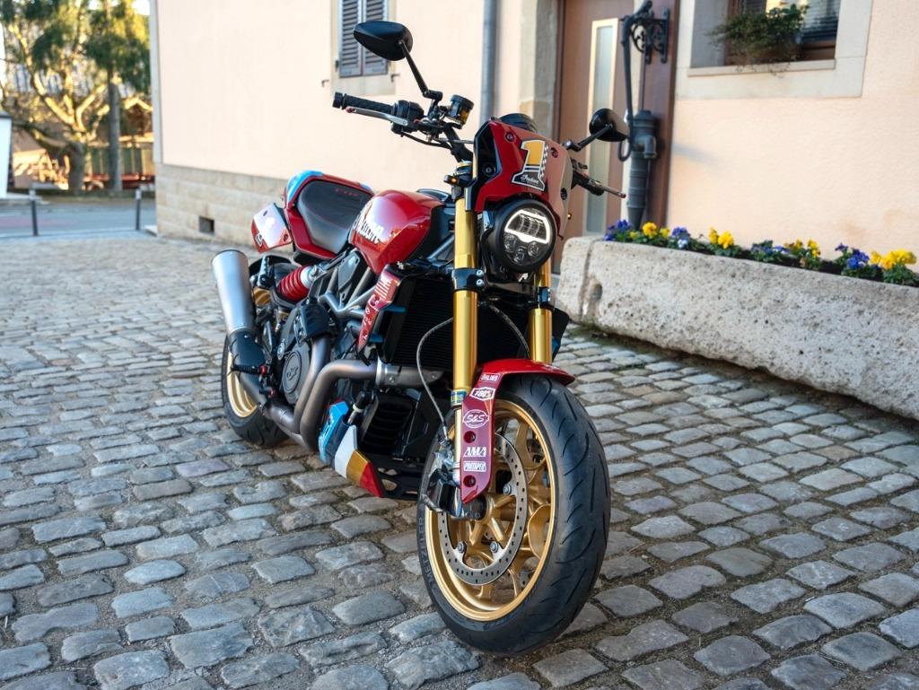Indian FTR Sport 1200 Sport 1OF1/Öhlins/Rizoma/GillesTooling, Motos, Enlèvement, 2 cylindres, Plus de 35 kW