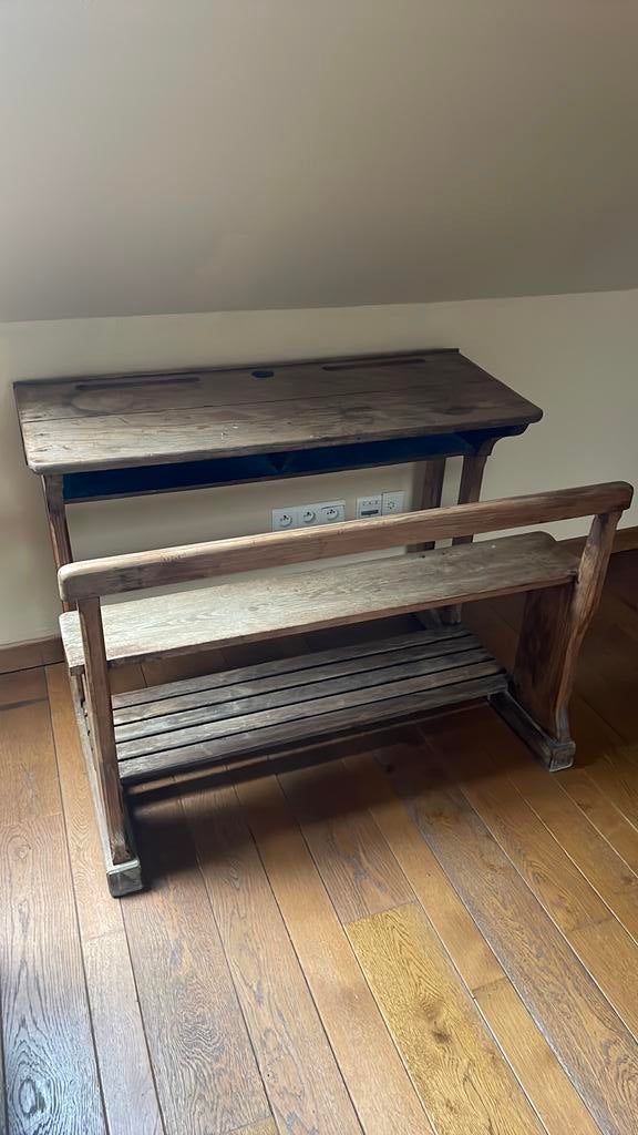 Banc d’écolier, Maison & Meubles, Enlèvement, Utilisé