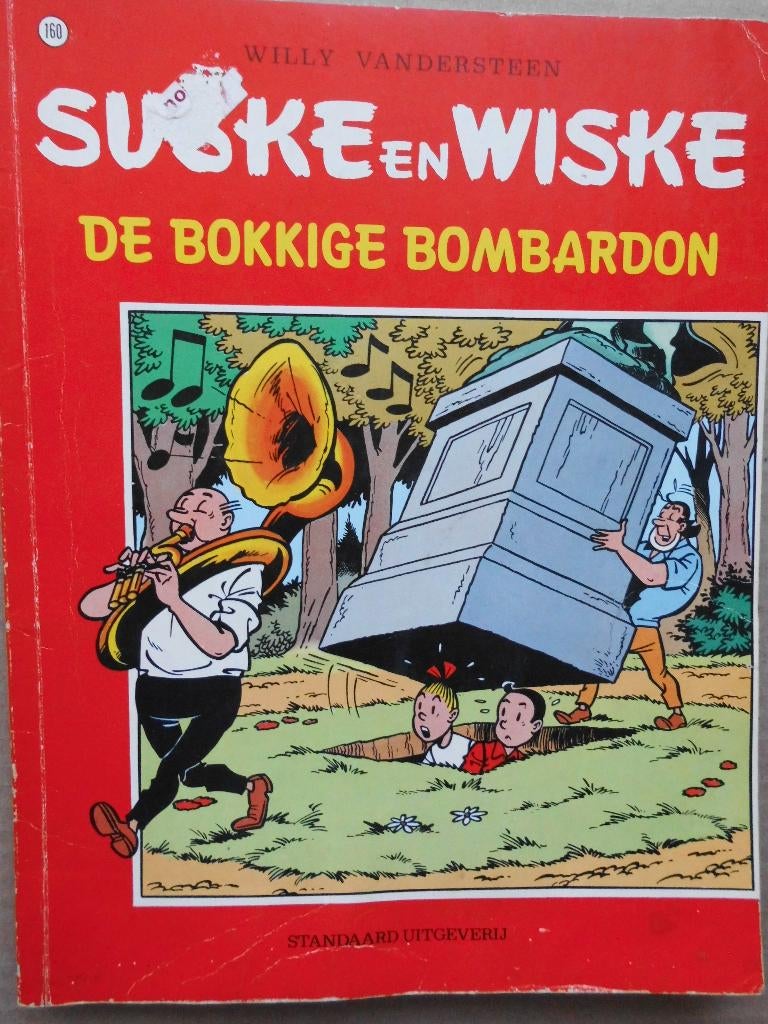 Suske en Wiske - De bokkige bombardon, Gelezen, Willy Vandersteen, Eén stripboek, Ophalen of Verzenden